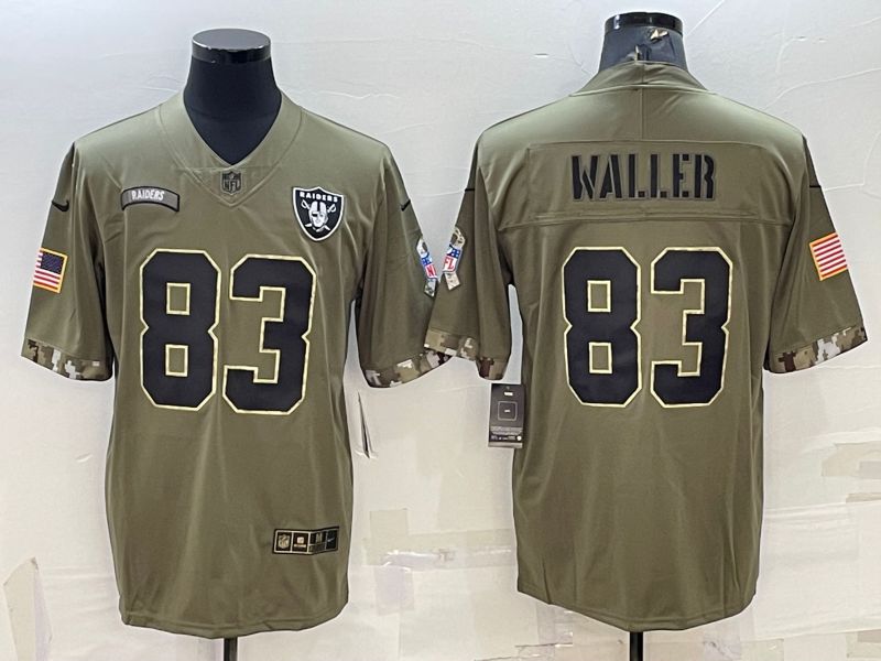 Men Oakland Raiders 83 Waller Green 2022 Vapor Untouchable Limited Nike NFL Jersey